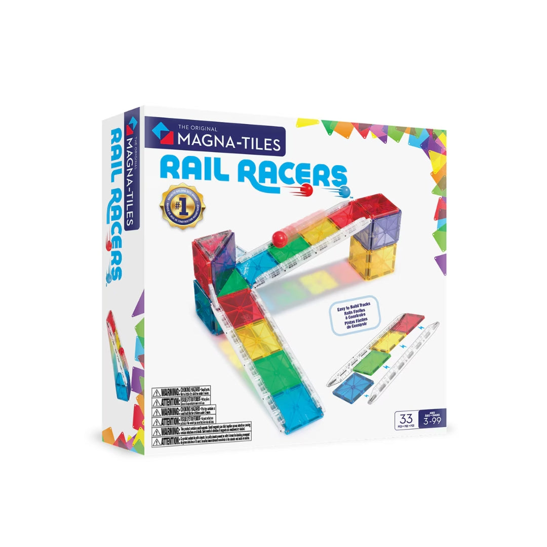 MAGNATILES RAIL RACERS 33 PZAS