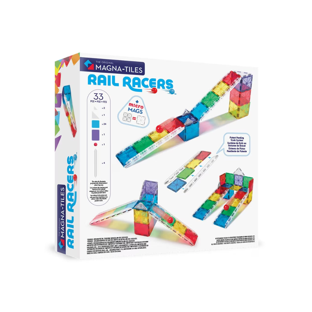 MAGNATILES RAIL RACERS 33 PZAS