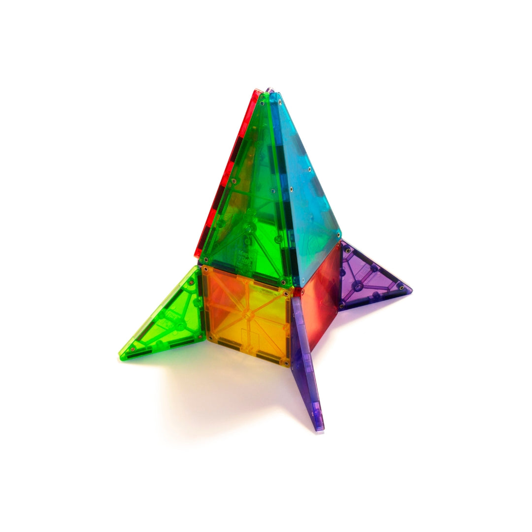 MEGADIDACTICA MAGNATILES CLEAR COLORS