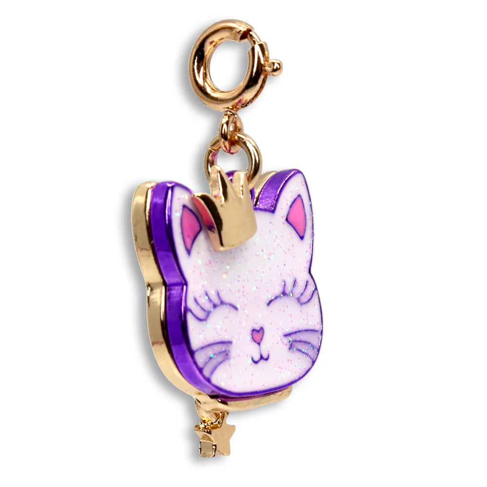 CHARM DE PRINCESA GATITA DORADA
