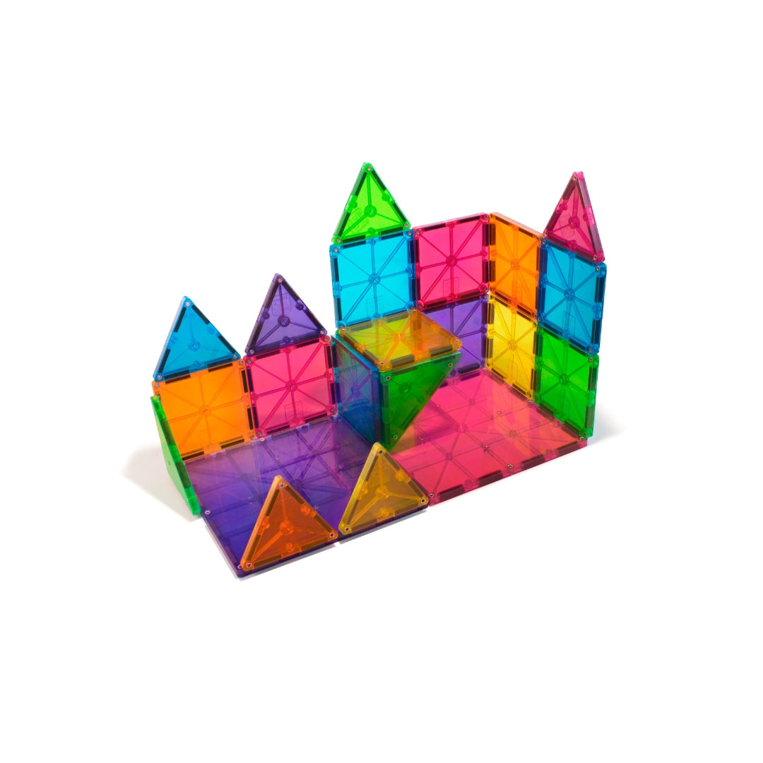 MEGADIDACTICA MAGNATILES CLEAR COLORS