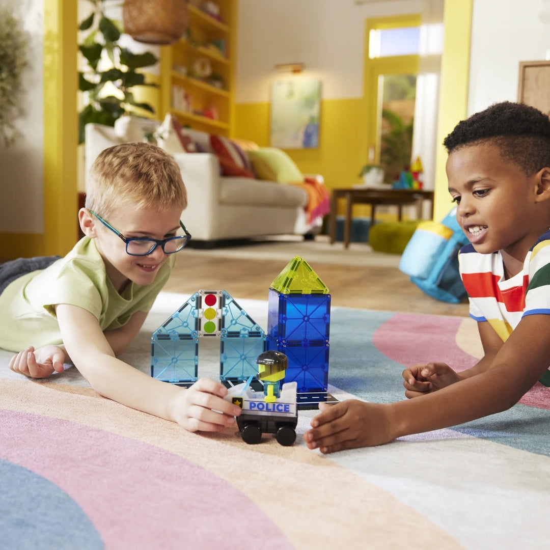 MAGNATILES POLICE PATROL SET DE 20 PZAS