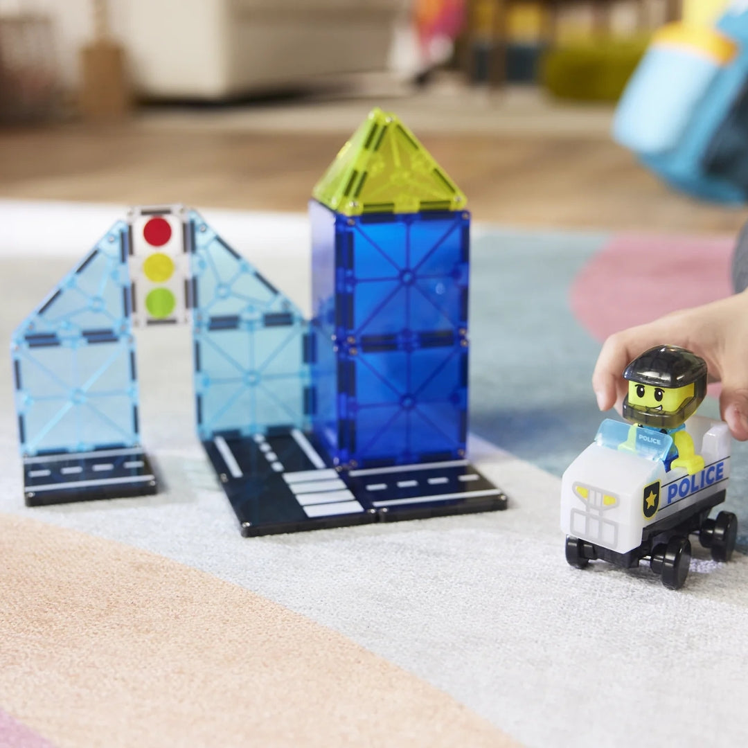 MAGNATILES POLICE PATROL SET DE 20 PZAS