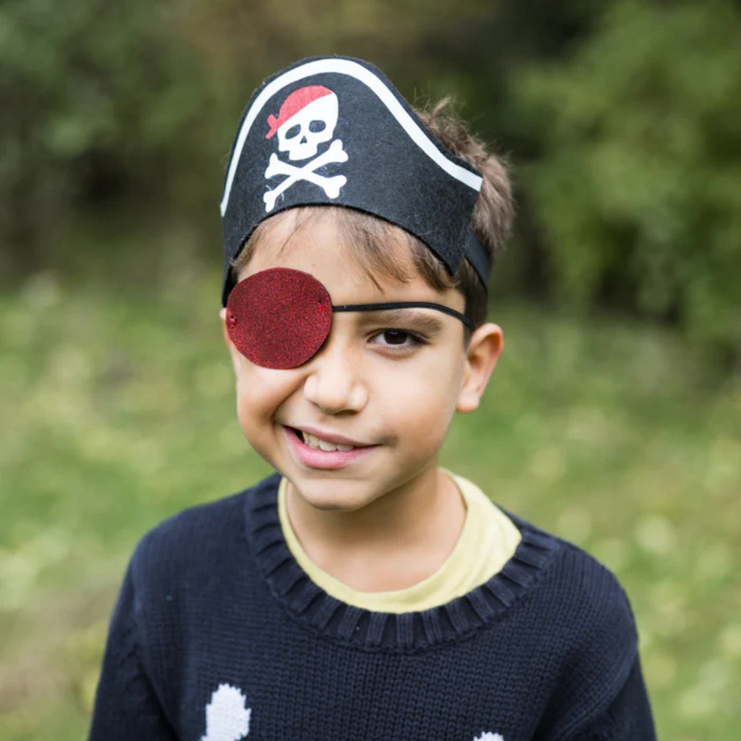 BANDA DE PIRATA CON PARCHE PARA EL OJO