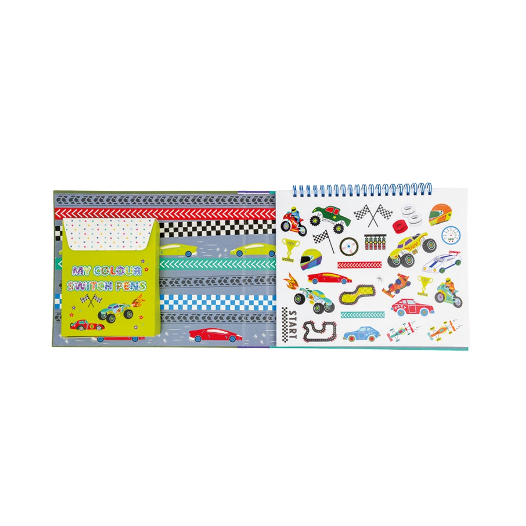 CUADERNO DE ACTIVIDADES COLOUR SWITCH COCHES