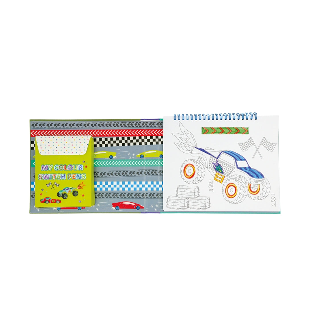 CUADERNO DE ACTIVIDADES COLOUR SWITCH COCHES