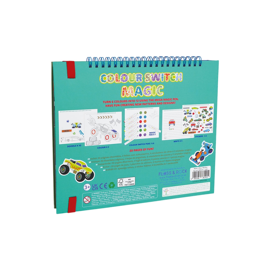 CUADERNO DE ACTIVIDADES COLOUR SWITCH COCHES