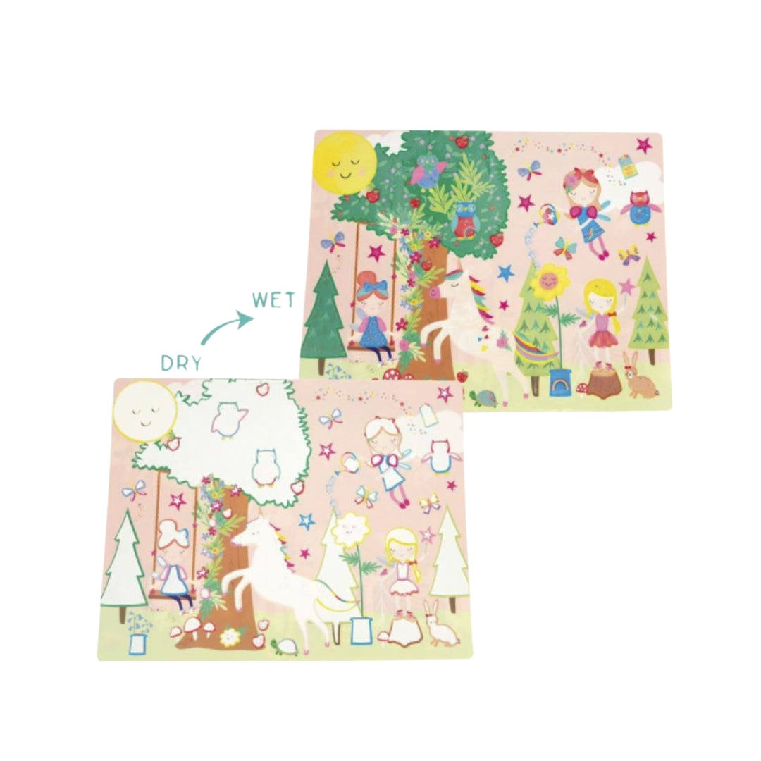 TAPETES DE AGUA MÁGICOS DE HADAS ARCOÍRIS