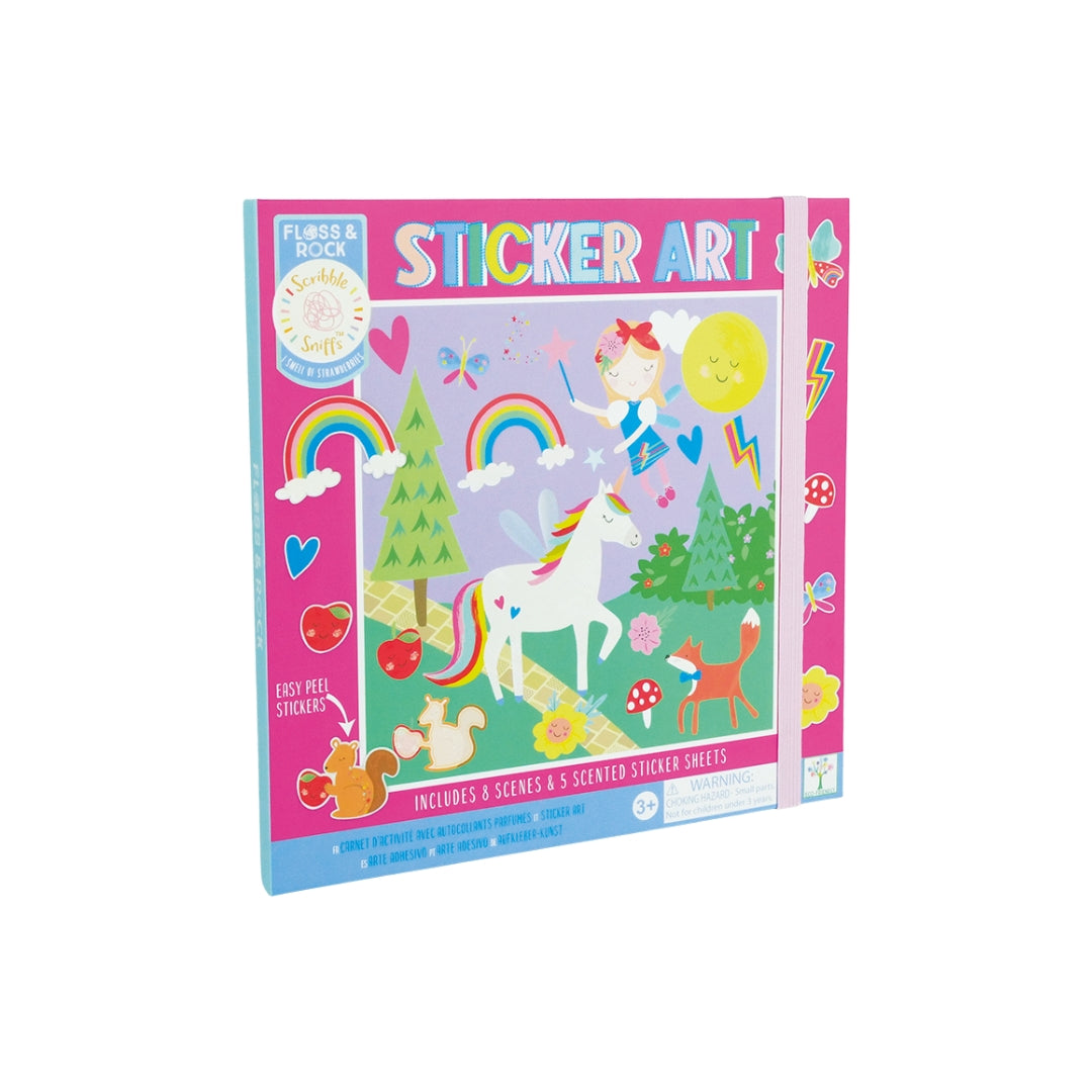 ARTE CON CALCOMANIAS HADAS & ARCOIRIS