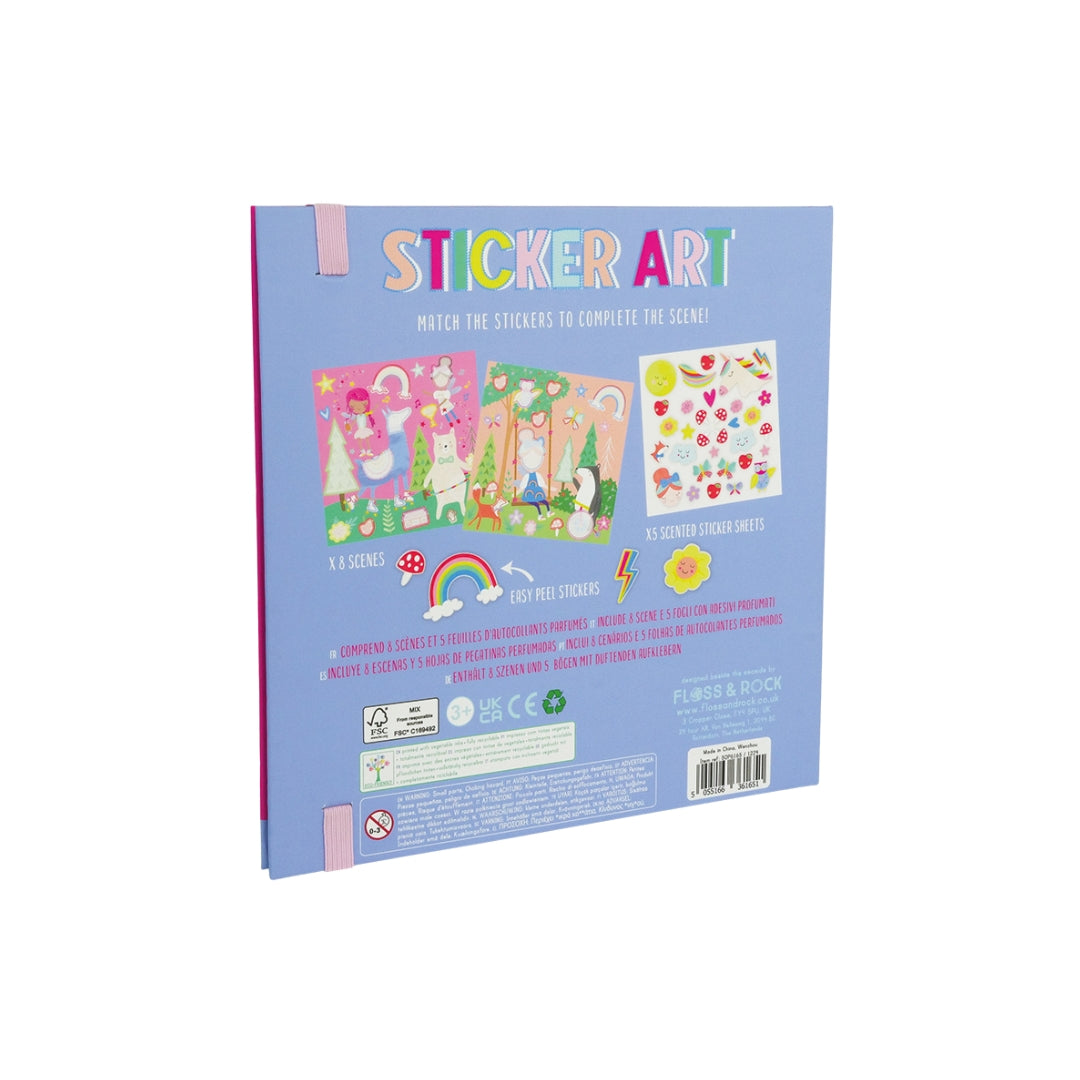 ARTE CON CALCOMANIAS HADAS & ARCOIRIS