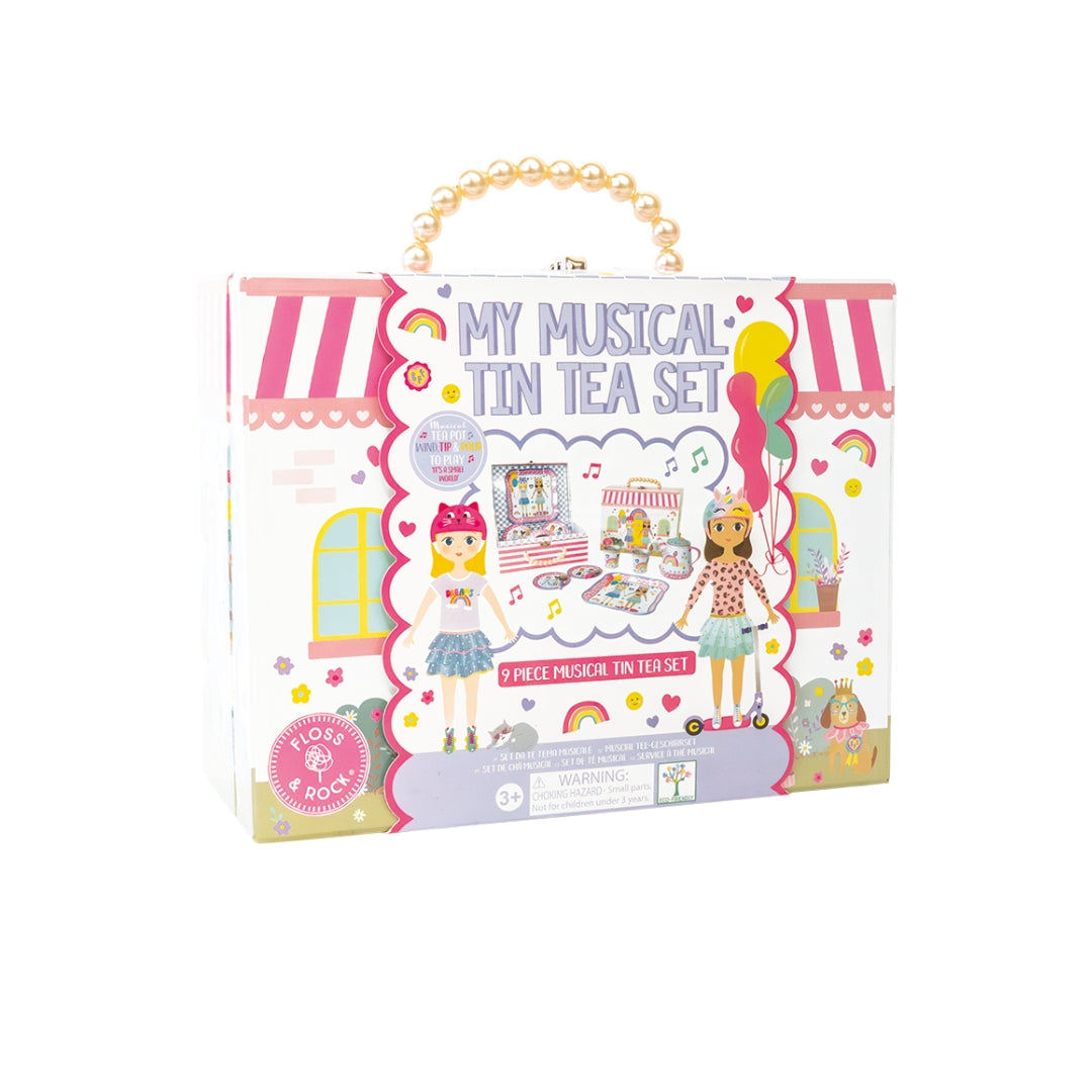 JUEGO DE TÉ MUSICAL DE 9 PIEZAS MEJORES AMIGOS