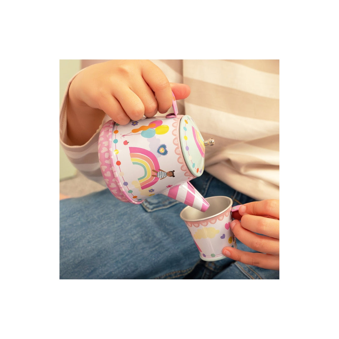 JUEGO DE TÉ MUSICAL DE 9 PIEZAS MEJORES AMIGOS