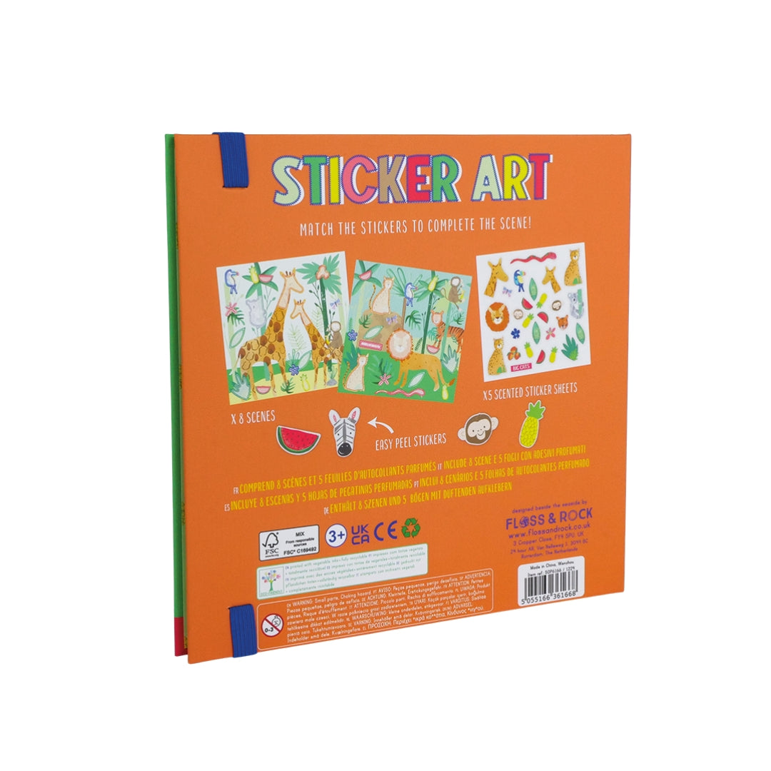 ARTE CON CALCOMANIAS JUNGLA