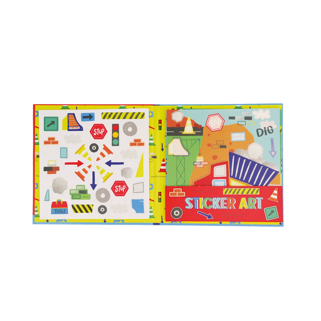 ARTE CON CALCOMANIAS CONSTRUCCIÓN