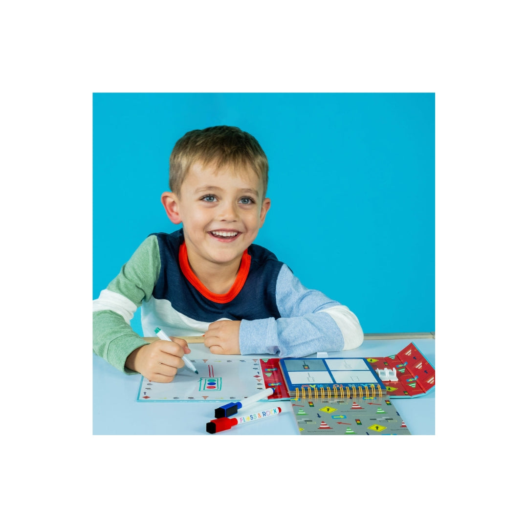 LIBRETA APRENDIENDO A DIBUJAR REUTILIZABLE CONSTRUCCIÓN