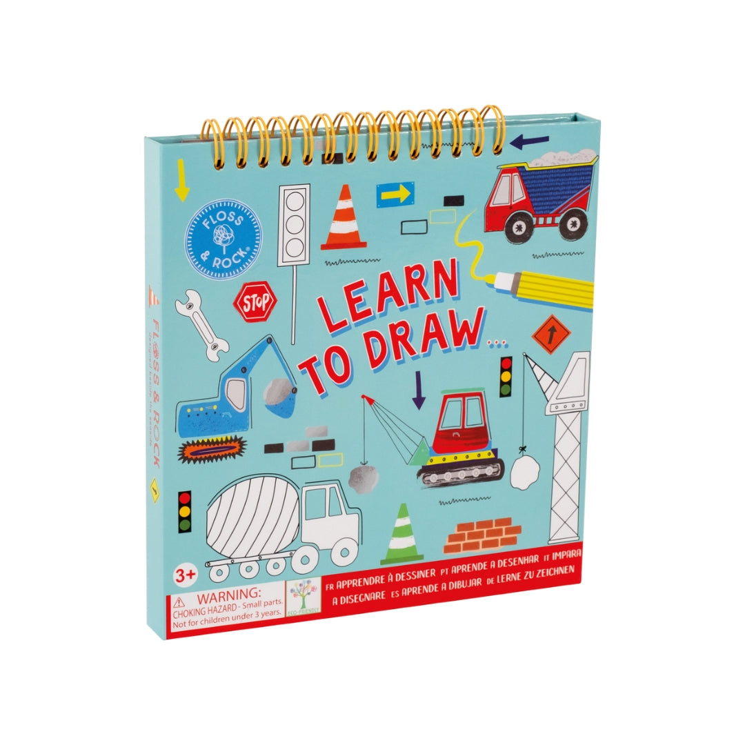 LIBRETA APRENDIENDO A DIBUJAR REUTILIZABLE CONSTRUCCIÓN