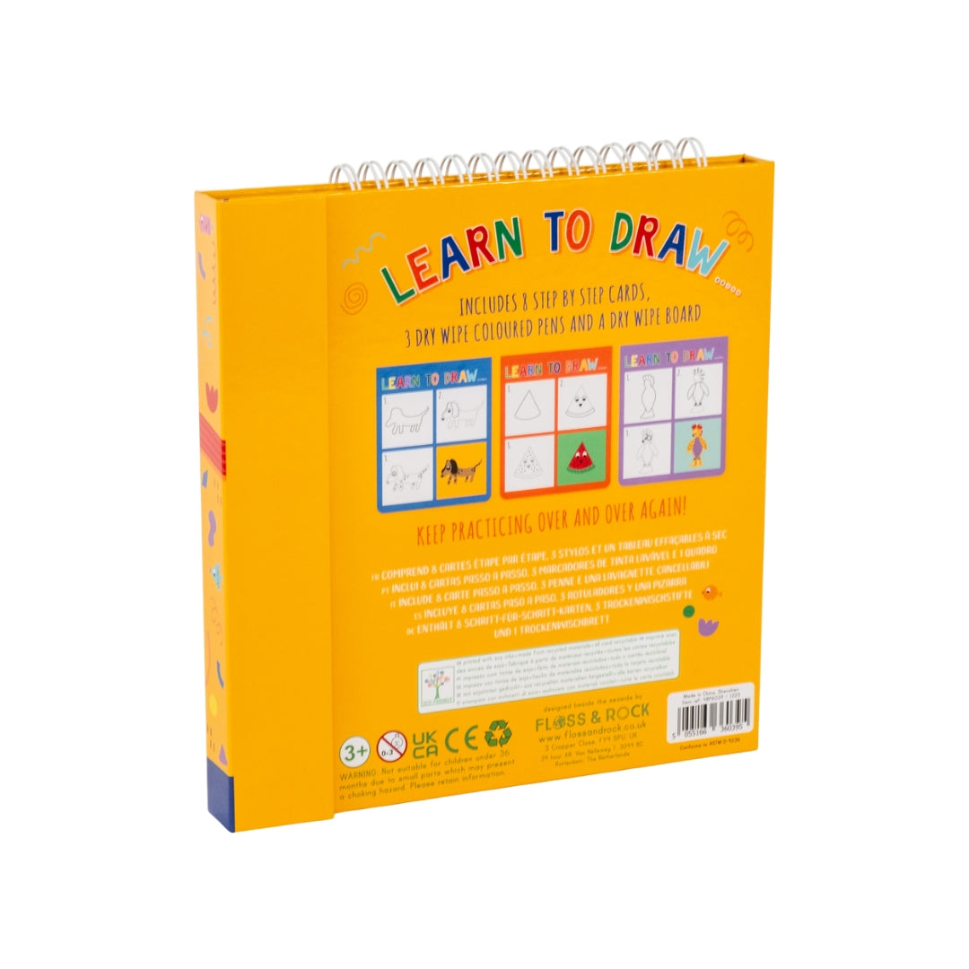 LIBRETA APRENDIENDO A DIBUJAR REUTILIZABLE CONSTRUCCIÓN