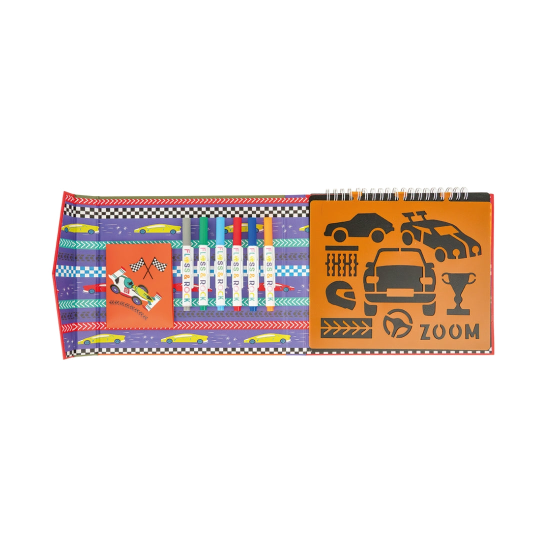 CUADERNO DE BOCETOS DE PIZARRA COCHES