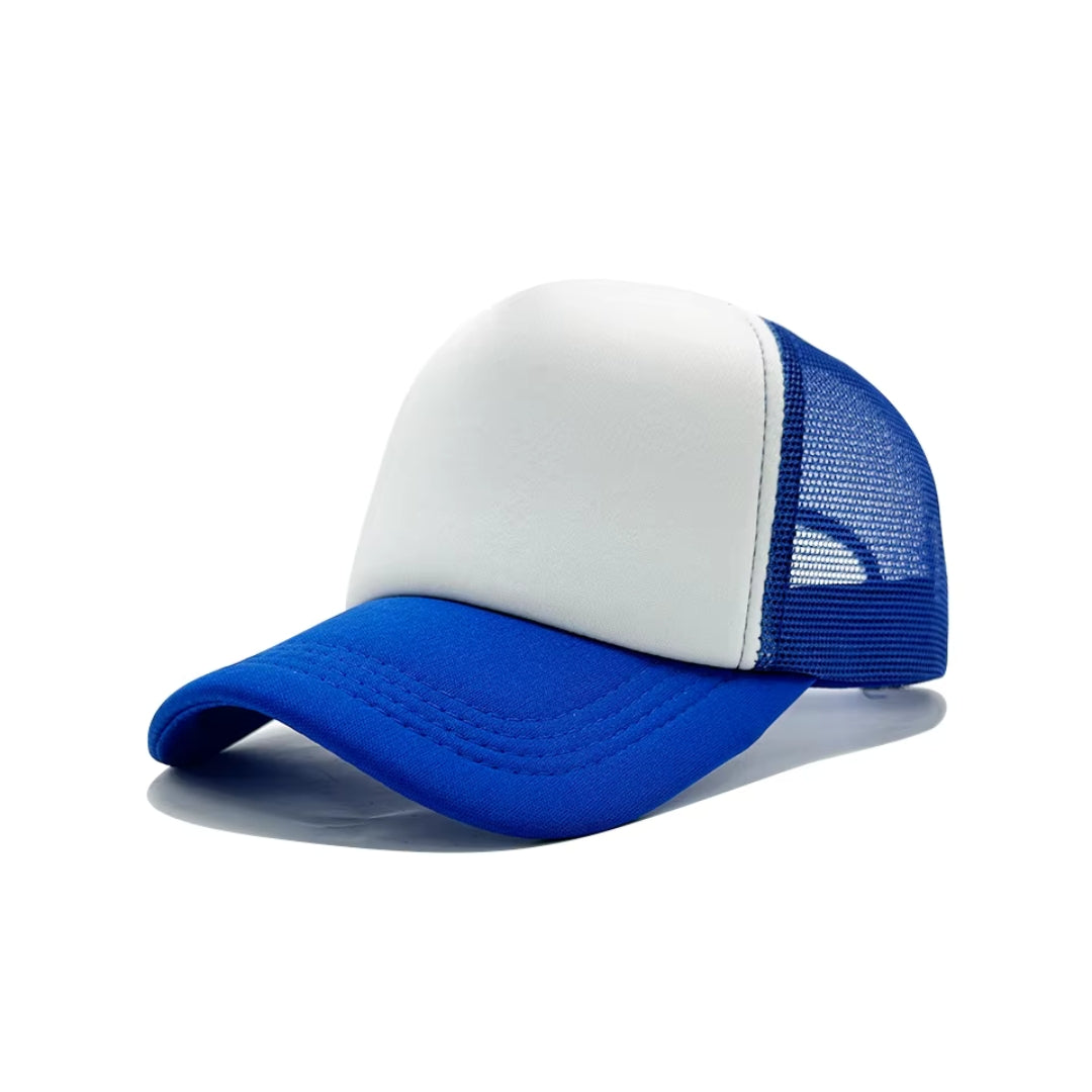 Gorra De Malla Azul