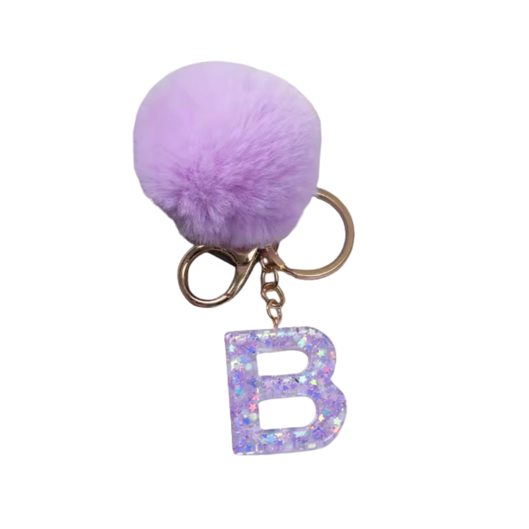 Llavero Letras Morado
