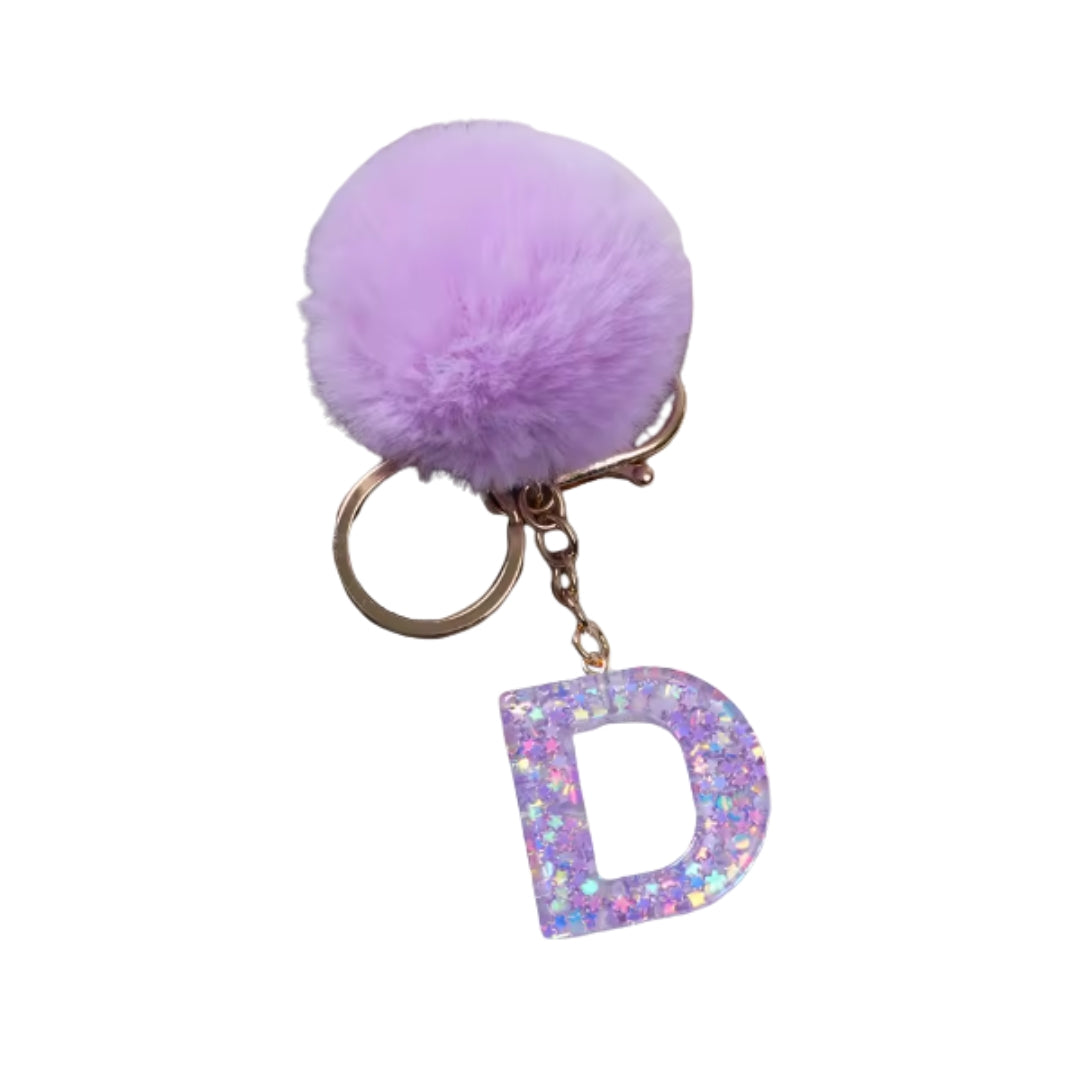 Llavero Letras Morado