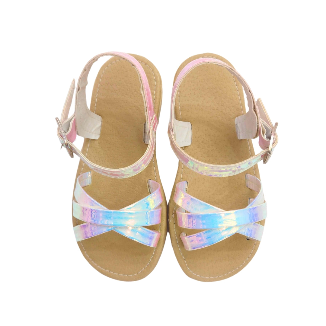 HUARACHE CON CINTAS HOLOGRÁFICAS