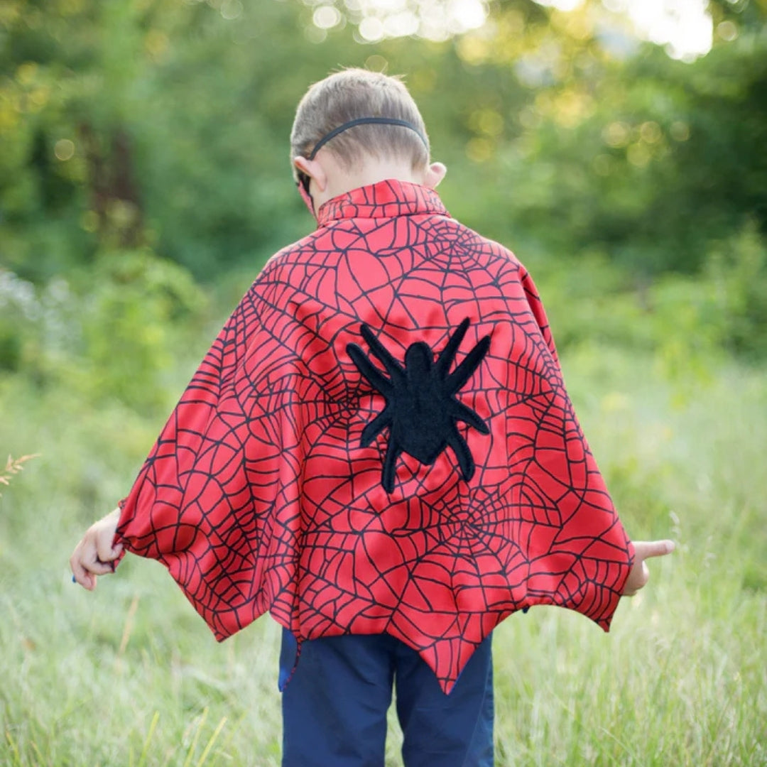Capa de Araña con Máscara y Muñequeras