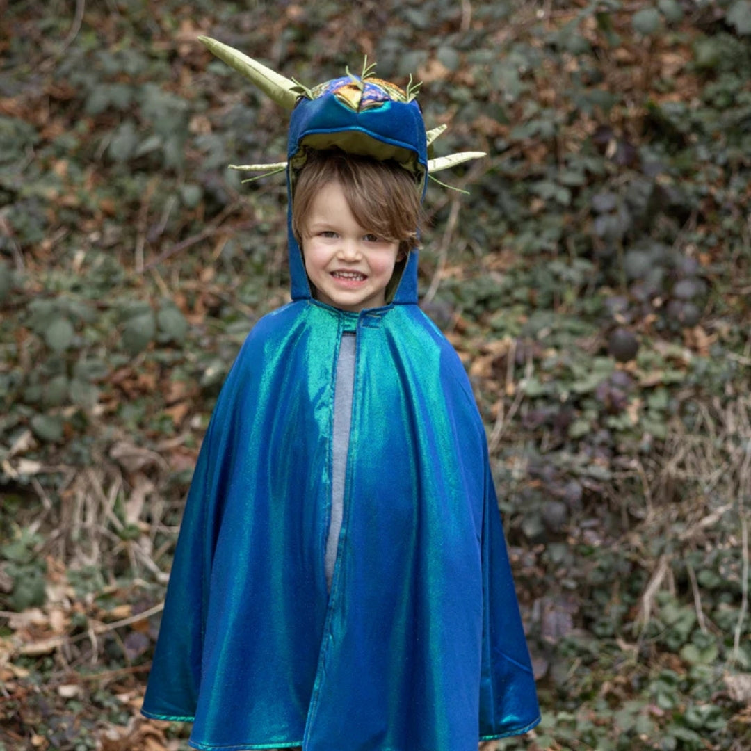 Capa de Dragón Metálico Esmeralda