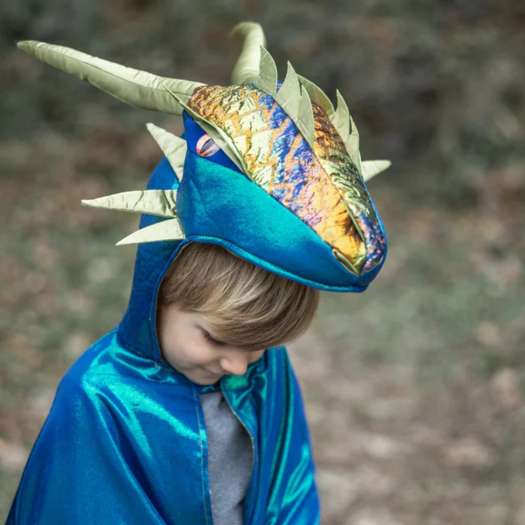 Capa de Dragón Metálico Esmeralda