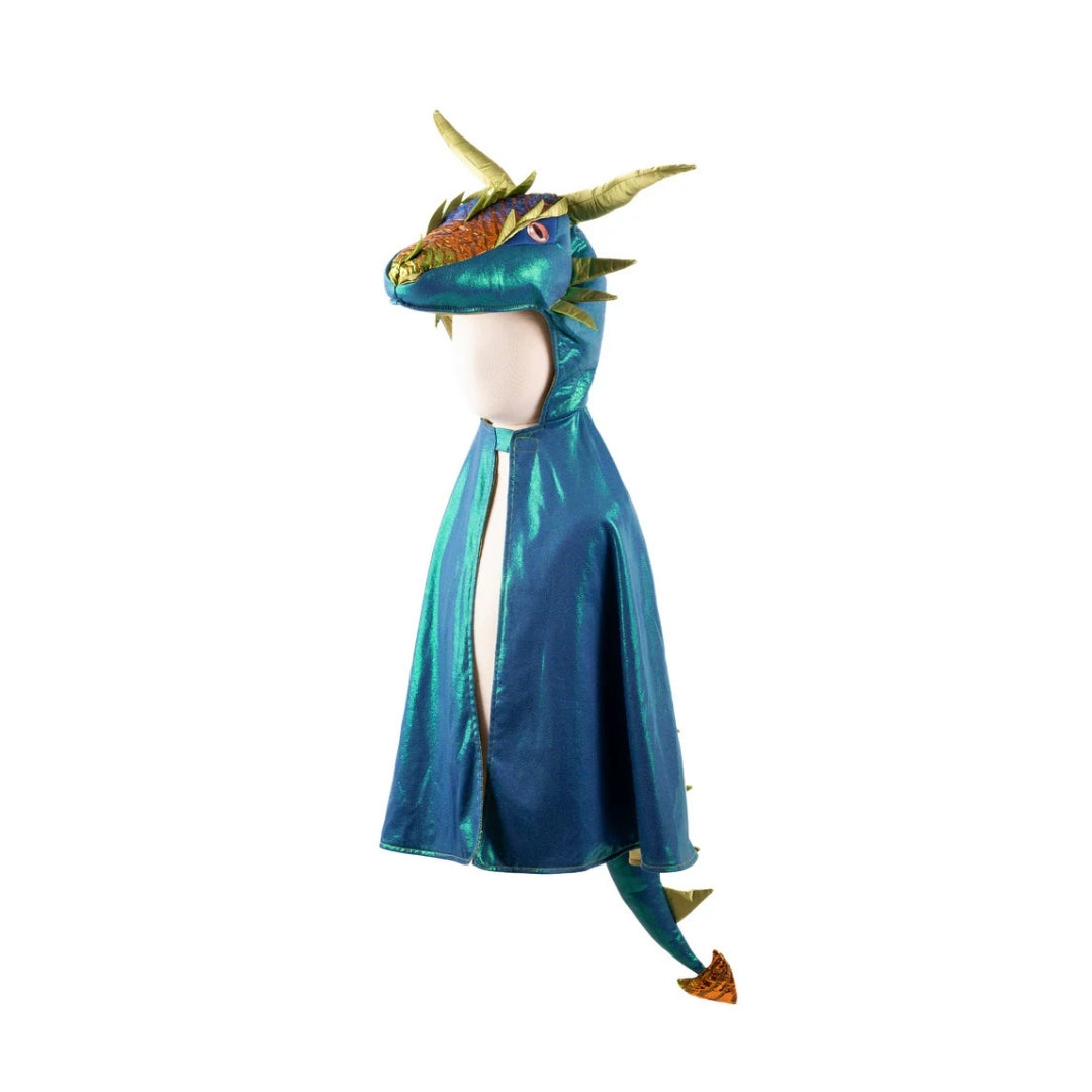 Capa de Dragón Metálico Esmeralda