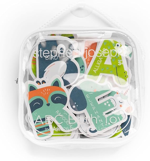 STEPHEN JOSEPH JUGUETE DE BAÑO ABC SET AZUL