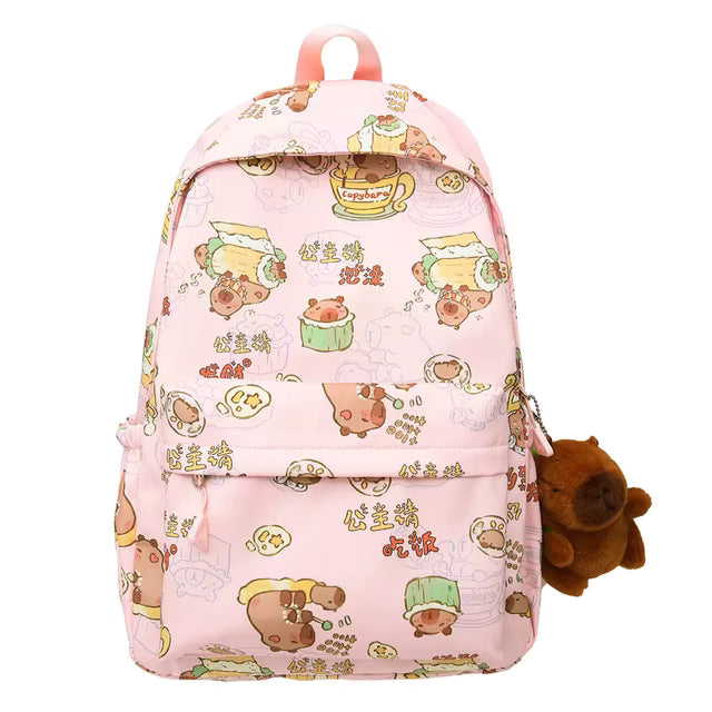 Mochila Capibara Rosa