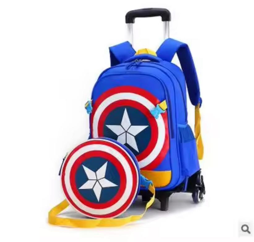 COMBO MOCHILA RUEDITAS CAPITAN