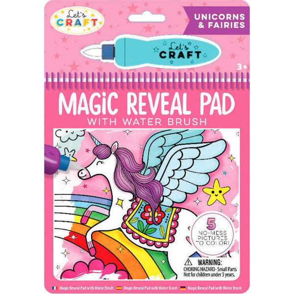 MEGADIDACTICA CUADERNO REVELADOR MAGICO UNICORNIOS Y HADAS