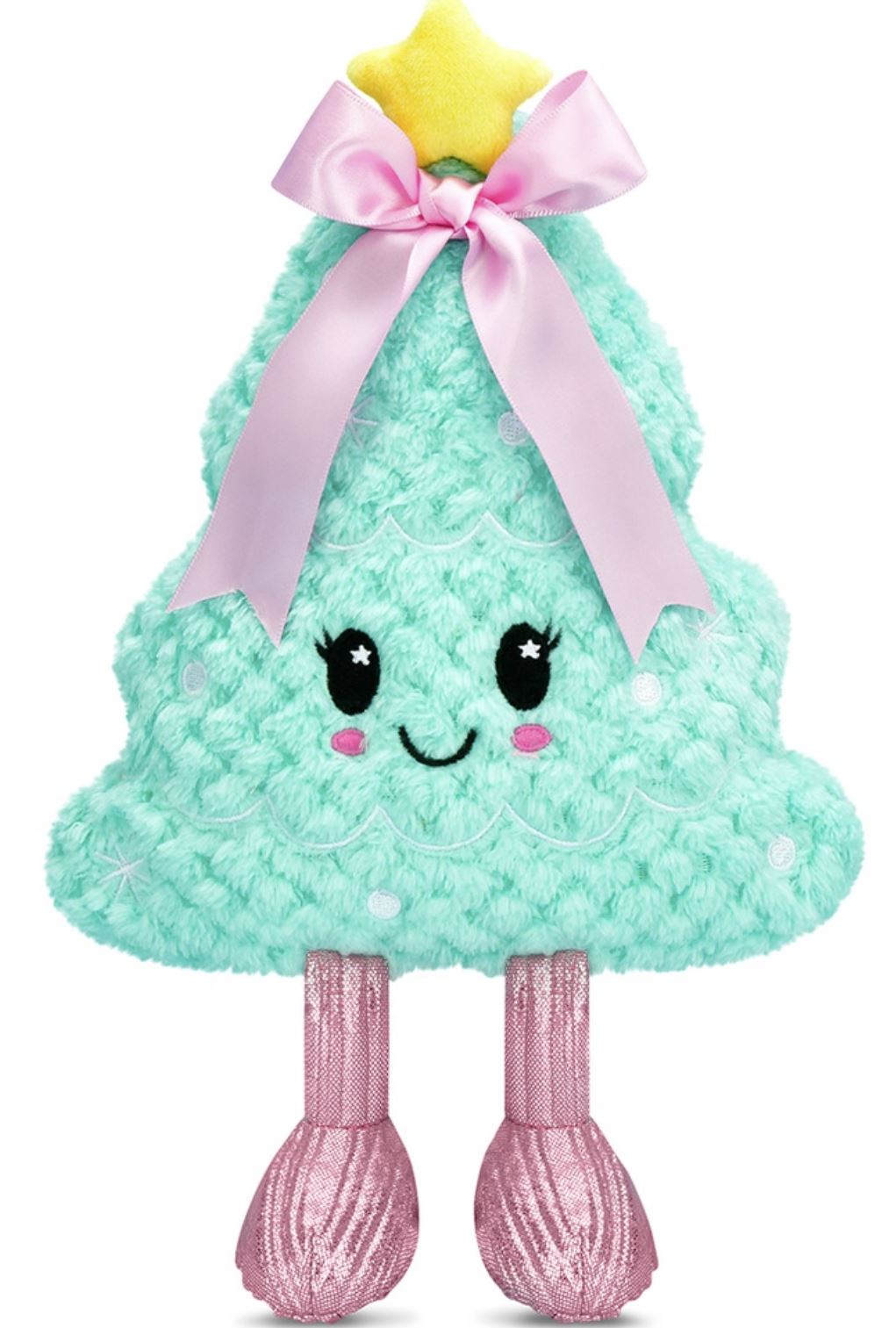 MINI ARBOLITO DE PELUCHE NAVIDEÑO