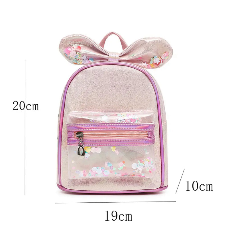 MINI MOCHILA CONFETTI OREJITAS ROSA