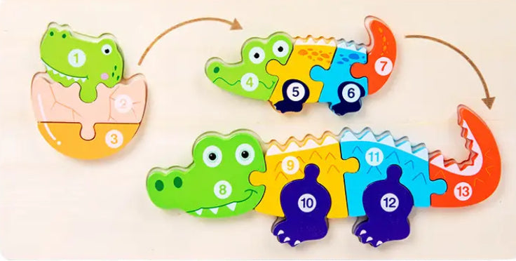 ROMPECABEZAS COCODRILO