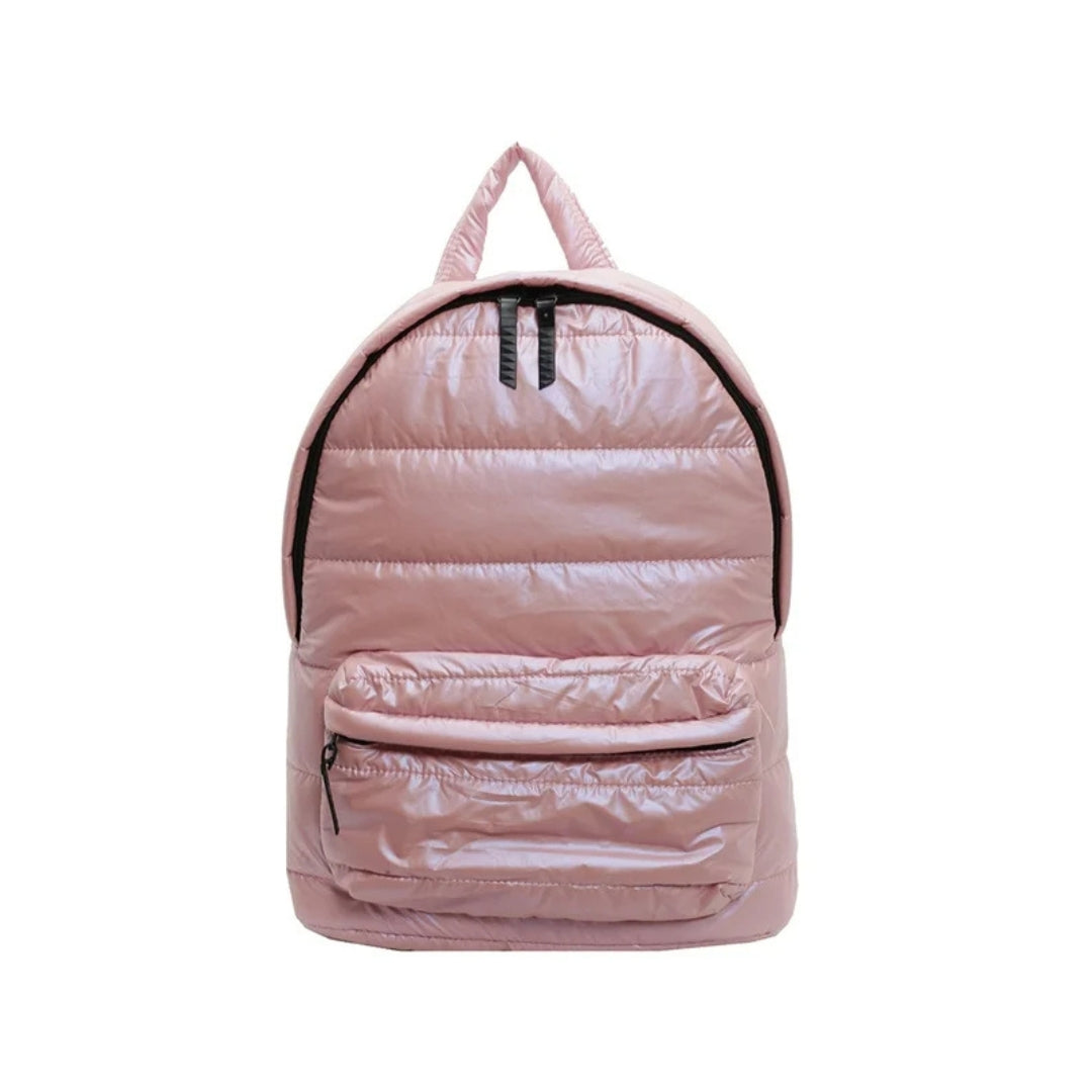 Mochila Puffer Rosa