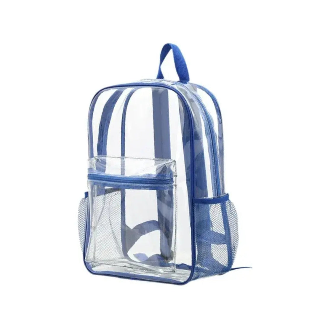 Mochila Transparente Azul