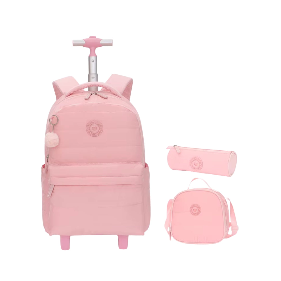 COMBO MOCHILA LISA ROSA