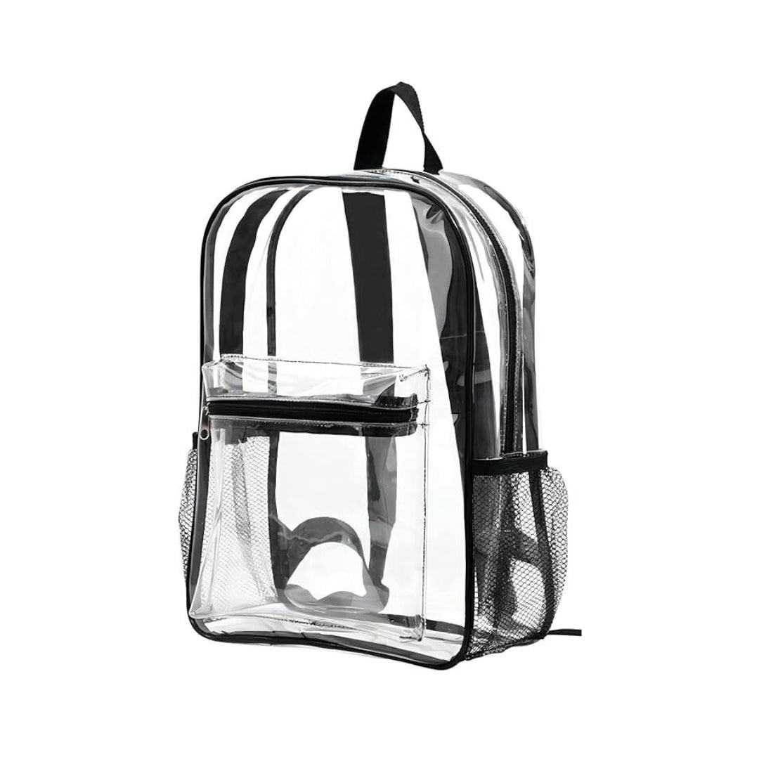 Mochila Transparente Negra