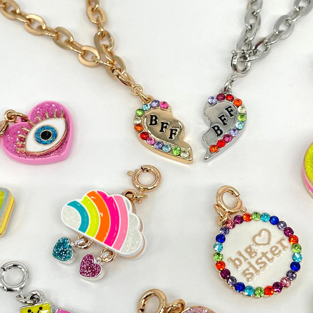 CHARM BFF CORAZÓN ROTO GOLD