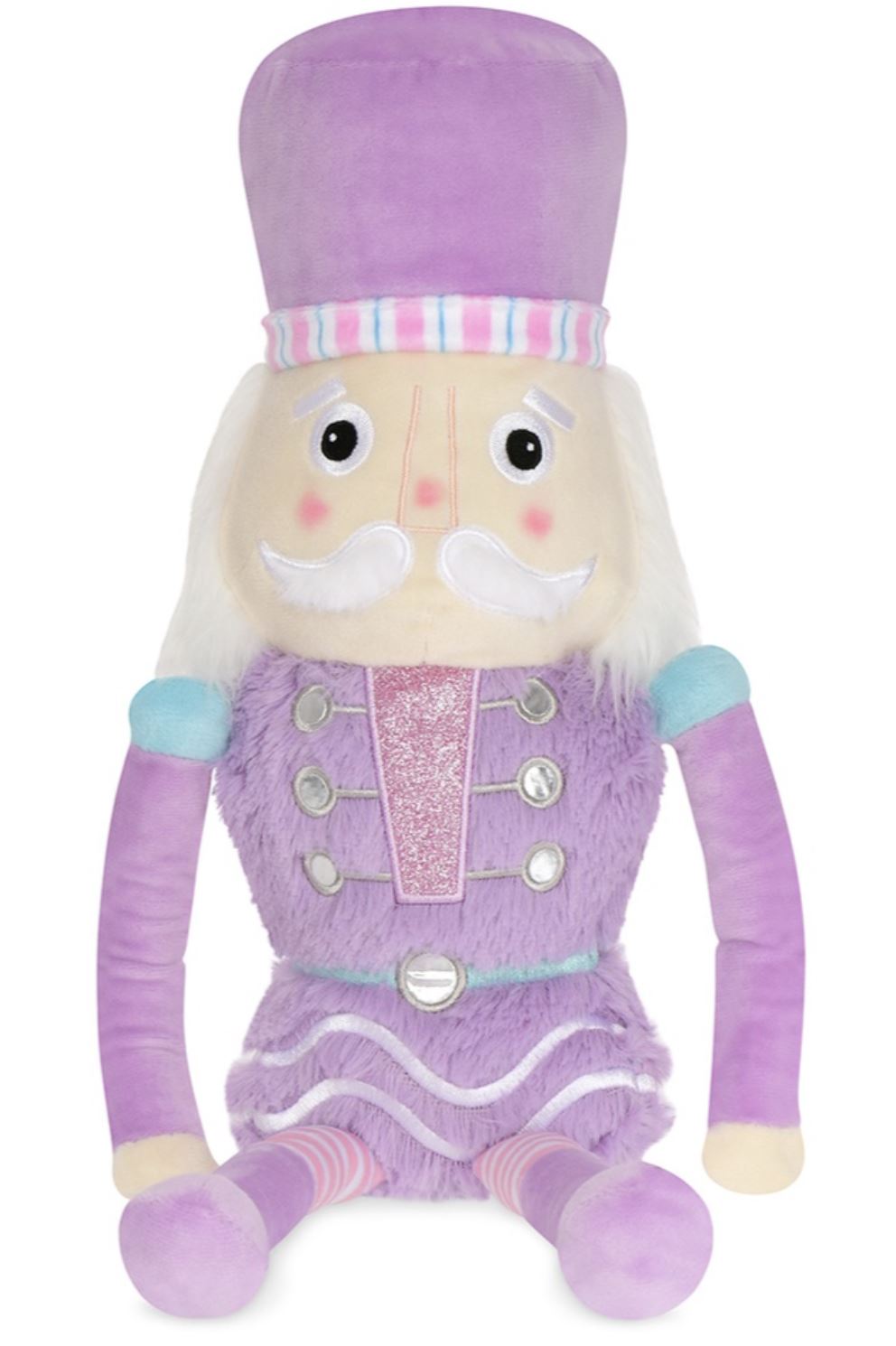 CASCANUECES DE PELUCHE LILA