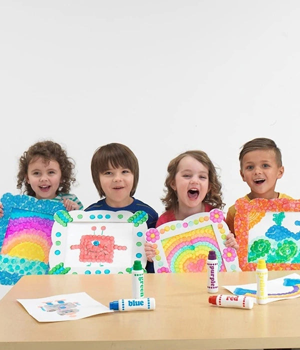 DO A DOT ART PLUMONES ART RAINBOW