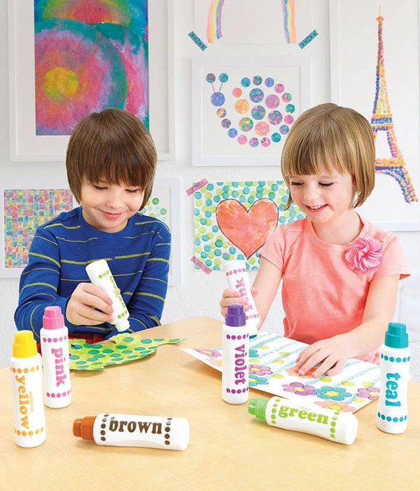 DO A DOT ART PLUMONES ART RAINBOW