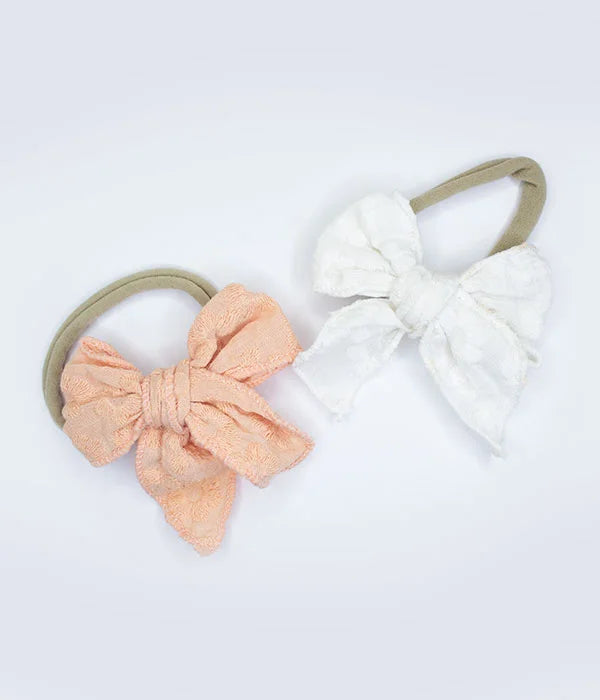 Duo Diadema elástica con moño