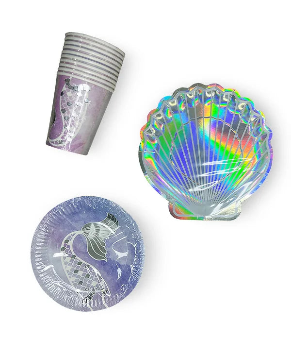 KIT MY PARTY SIRENA SILVER