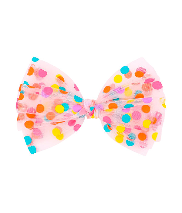 CLIP MOÑO CIRCULOS MULTICOLOR