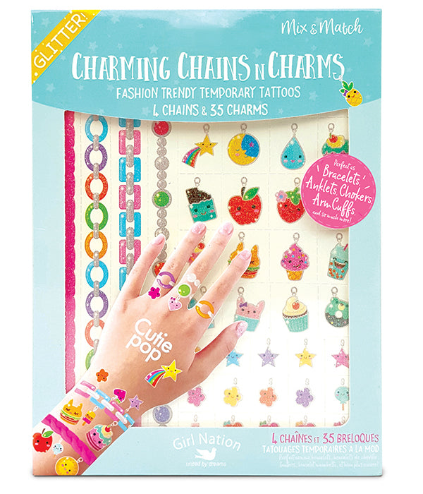 GIRL NATIONESTAMPILLAS PULSERAS ENCANTADAS