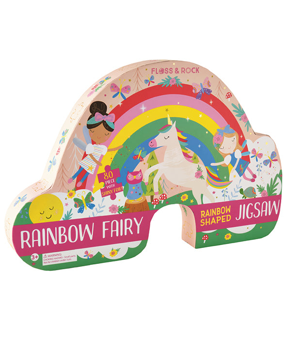ROMPECABEZAS HADAS Y ARCOIRIS 80 PIEZAS